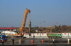 常州地铁1号线新桥车站地下连续墙施工全部完成